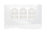 bellavista - Home & Garden® Seitenteilset weiß mit Fenster für Steckpavillon 3x3m