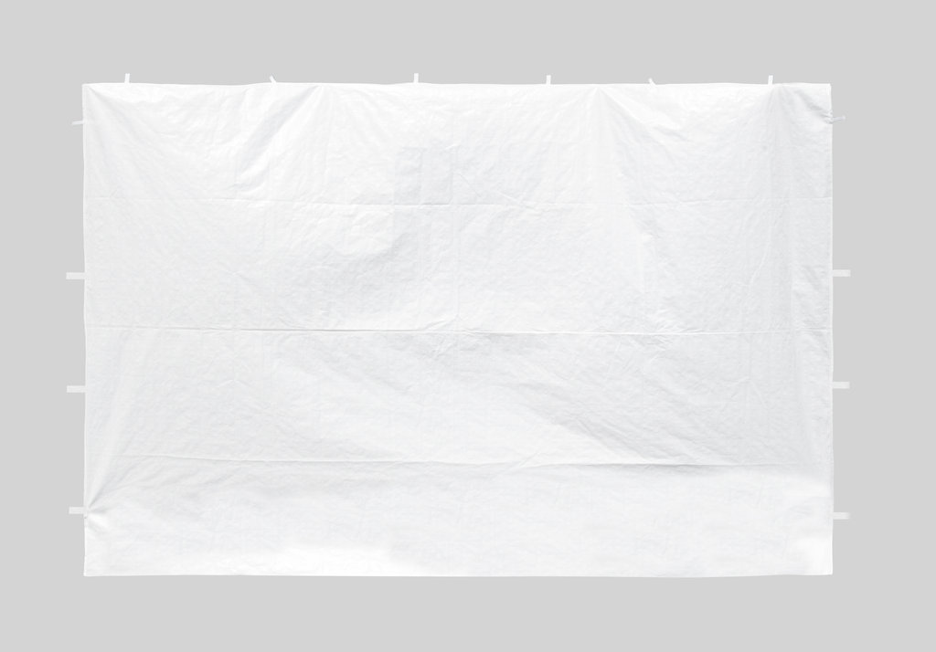 bellavista - Home & Garden® Seitenteilset weiß ohne Fenster für Steckpavillon 3x3m