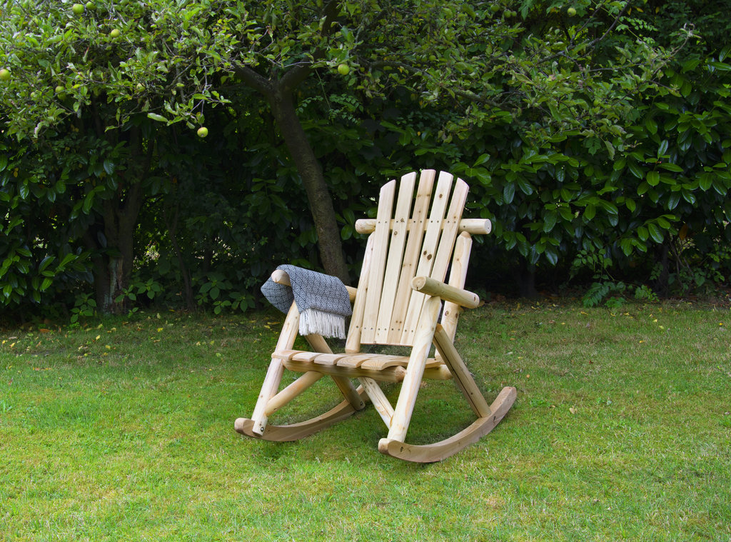 bellavista - Home & Garden® Holz-Schaukelstuhl Timber