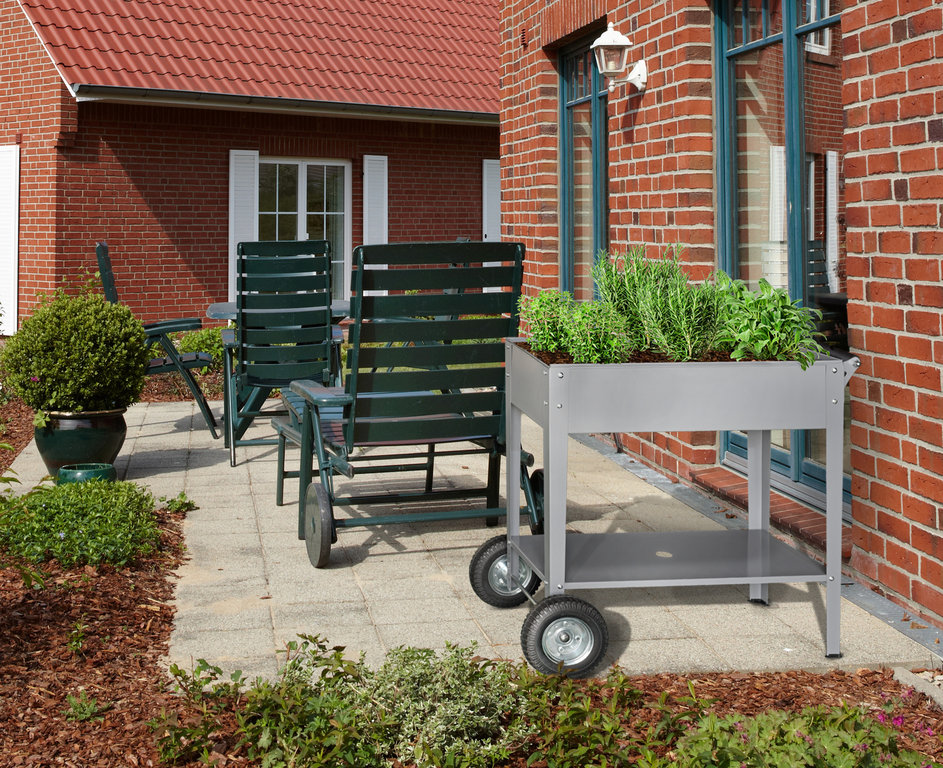 bellavista - Home & Garden® Hochbeet mit Rädern 85x50x80 cm